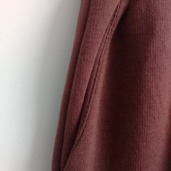 NEW WITH TAGS Zara cotton blend soft brown joggers sweatpants Small - Picture 4 of 15